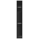 Casa si Gradina - Mobilier - Dulapuri si sifoniere - Sifoniere - Sifonier, negru, 30x50x200 cm, lemn prelucrat, cantitate 1 raft - Infinity.ro
