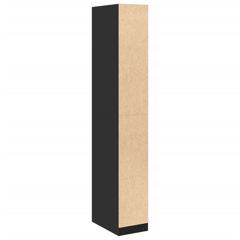 Casa si Gradina - Mobilier - Dulapuri si sifoniere - Sifoniere - Sifonier, negru, 30x50x200 cm, lemn prelucrat, cantitate 1 raft - Infinity.ro