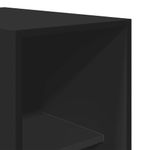 Casa si Gradina - Mobilier - Dulapuri si sifoniere - Sifoniere - Sifonier, negru, 30x50x200 cm, lemn prelucrat, cantitate 1 raft - Infinity.ro
