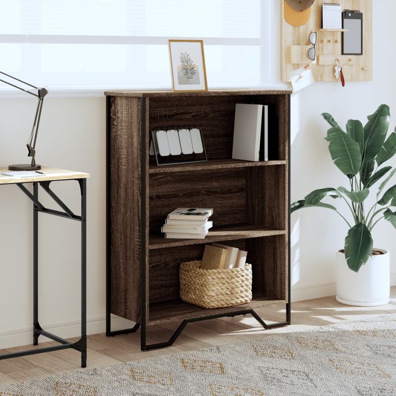 Casa si Gradina - Mobilier - Biblioteci si rafturi - Biblioteci - Biblioteca, stejar maro, 80x31x106 cm, lemn prelucrat - Infinity.ro