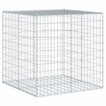 Casa si Gradina - Gradina si terasa - Garduri, panouri si accesorii - Cos gabion cu capac, 100x100x100 cm, fier galvanizat - Infinity.ro