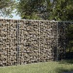 Casa si Gradina - Gradina si terasa - Garduri, panouri si accesorii - Cos gabion cu capac, 100x100x100 cm, fier galvanizat - Infinity.ro