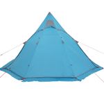 Sport si Outdoor - Camping - Corturi camping - Cort de camping tipi pentru 5 persoane, albastru, impermeabil - Infinity.ro