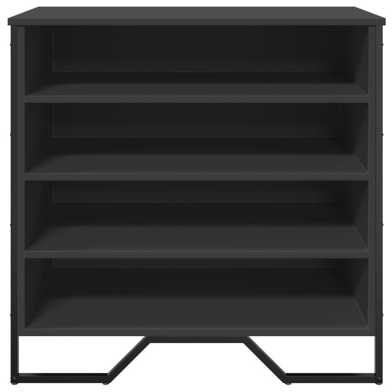 Casa si Gradina - Mobilier - Organizare si depozitare - Organizator incaltaminte - Pantofar, negru, 80x38x78 cm, lemn prelucrat - Infinity.ro