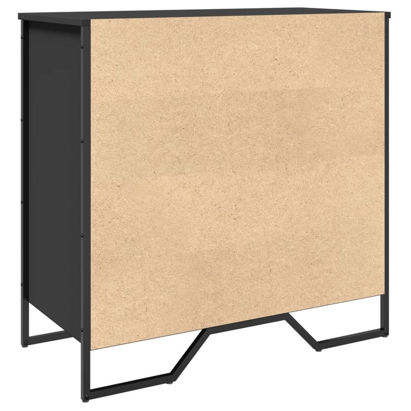 Casa si Gradina - Mobilier - Organizare si depozitare - Organizator incaltaminte - Pantofar, negru, 80x38x78 cm, lemn prelucrat - Infinity.ro