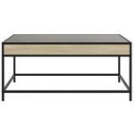 Casa si Gradina - Mobilier - Mese si birouri - Masute de cafea - Masuta de cafea cu LED infinity, stejar sonoma, 90x50x41 cm - Infinity.ro
