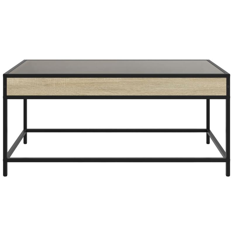 Casa si Gradina - Mobilier - Mese si birouri - Masute de cafea - Masuta de cafea cu LED infinity, stejar sonoma, 90x50x41 cm - Infinity.ro