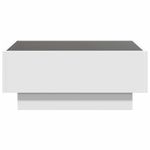 Casa si Gradina - Mobilier - Mese si birouri - Masute de cafea - Masuta de cafea cu LED, alb, 70x50x30 cm, lemn prelucrat - Infinity.ro