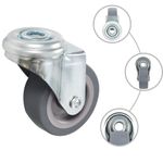 Casa si Gradina - Constructii - Depozitare, transport si protectie - Accesorii echipamente pentru transport si ridicat - Roti pivotante cu gaura pentru surub, 4 buc., 50 mm - Infinity.ro