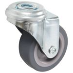 Casa si Gradina - Constructii - Depozitare, transport si protectie - Accesorii echipamente pentru transport si ridicat - Roti pivotante cu gaura pentru surub, 4 buc., 50 mm - Infinity.ro
