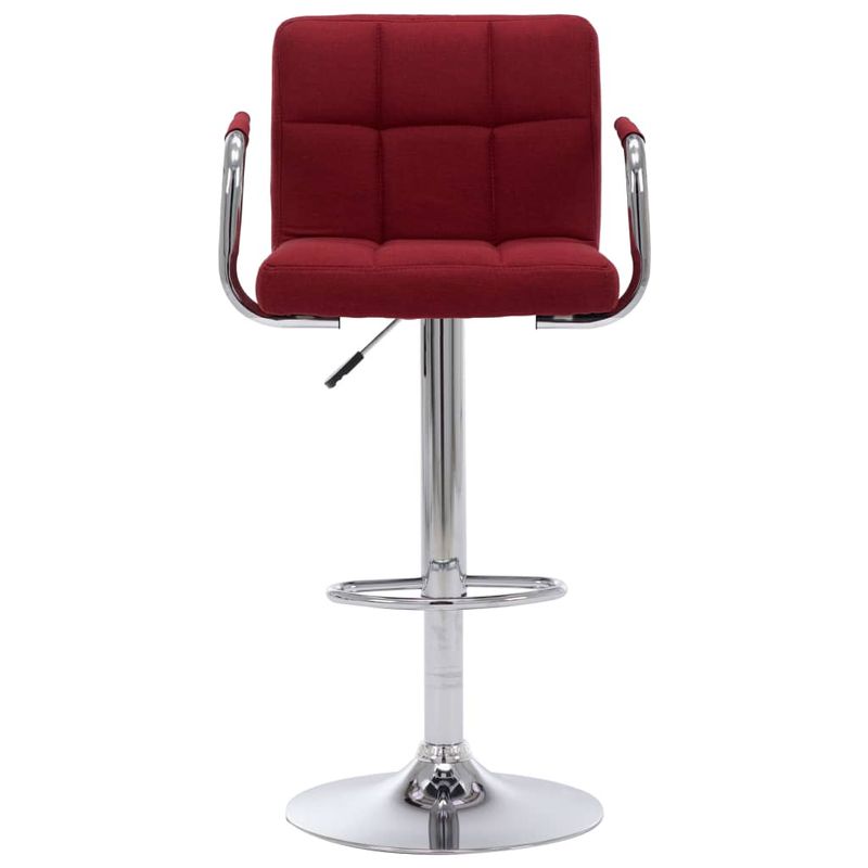 Casa si Gradina - Mobilier - Scaune si fotolii - Scaune - Scaune de bar, 2 buc., rosu vin, material textil - Infinity.ro