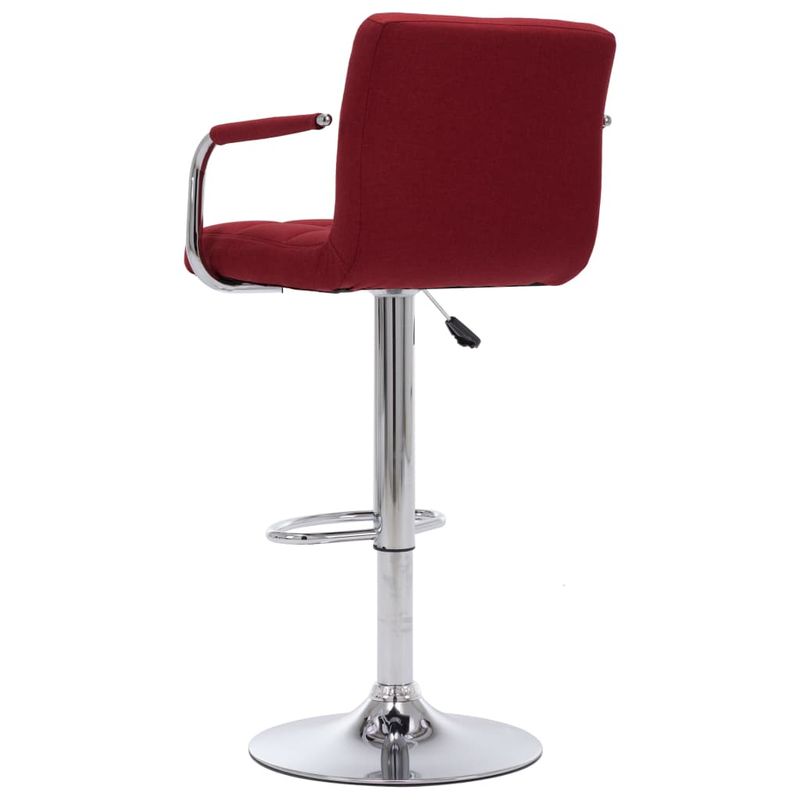 Casa si Gradina - Mobilier - Scaune si fotolii - Scaune - Scaune de bar, 2 buc., rosu vin, material textil - Infinity.ro