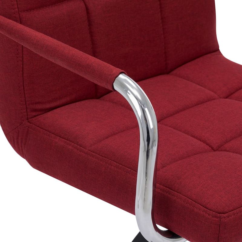 Casa si Gradina - Mobilier - Scaune si fotolii - Scaune - Scaune de bar, 2 buc., rosu vin, material textil - Infinity.ro