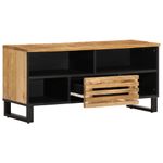 Casa si Gradina - Mobilier - Dulapuri si sifoniere - Dulapuri - Dulap TV, 100x34x46 cm, lemn masiv mango brut - Infinity.ro