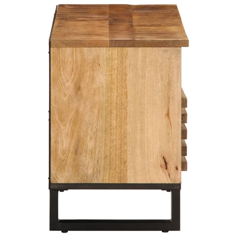 Casa si Gradina - Mobilier - Dulapuri si sifoniere - Dulapuri - Dulap TV, 100x34x46 cm, lemn masiv mango brut - Infinity.ro