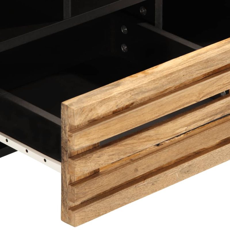 Casa si Gradina - Mobilier - Dulapuri si sifoniere - Dulapuri - Dulap TV, 100x34x46 cm, lemn masiv mango brut - Infinity.ro