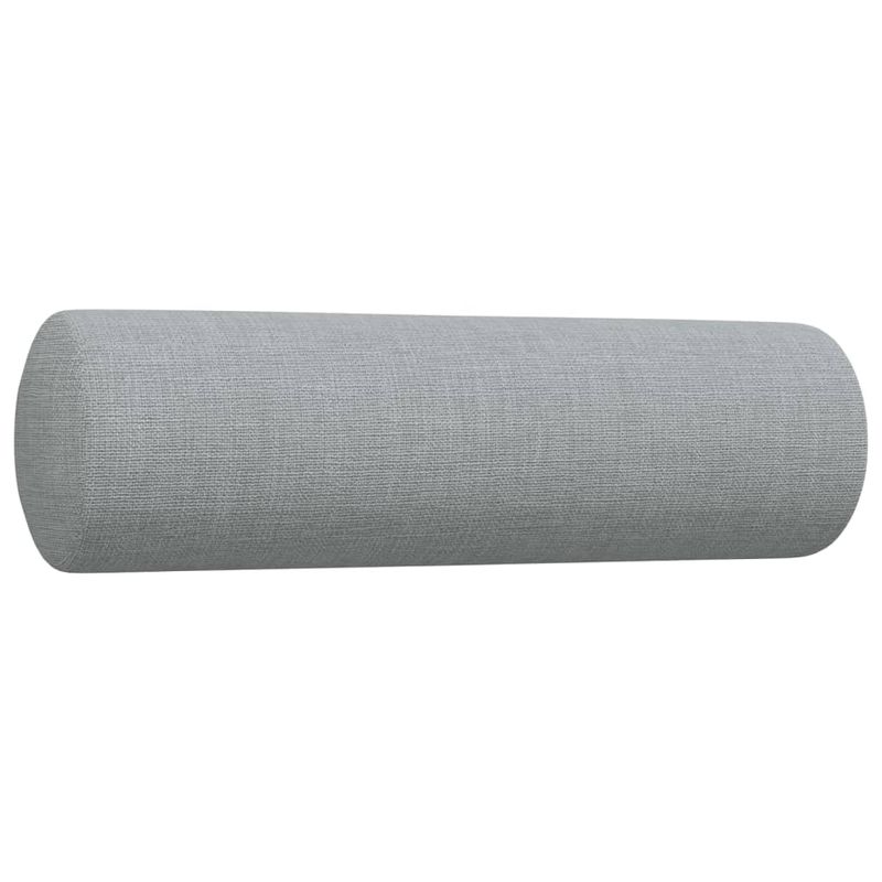 Casa si Gradina - Mobilier - Seturi de mobilier - Seturi living - Set canapele cu taburet si perne, 4 piese, gri deschis, textil - Infinity.ro