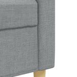 Casa si Gradina - Mobilier - Seturi de mobilier - Seturi living - Set canapele cu taburet si perne, 4 piese, gri deschis, textil - Infinity.ro
