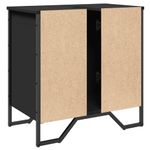 Casa si Gradina - Mobilier - Mobilier baie - Comode baie - Dulap pentru chiuveta baie, negru, 60x35x60 cm, lemn prelucrat - Infinity.ro