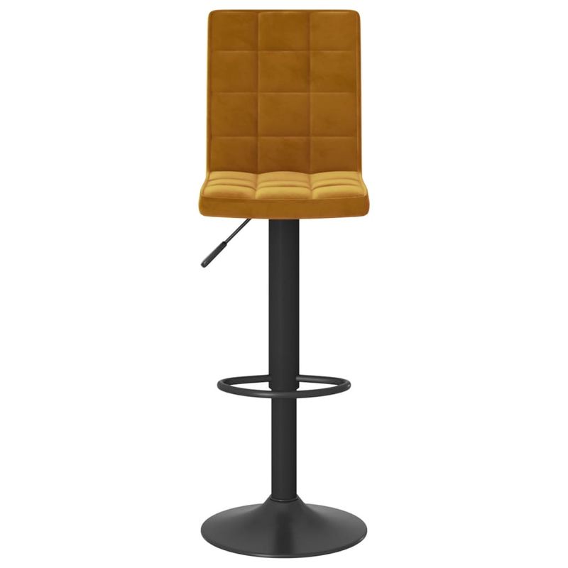 Casa si Gradina - Mobilier - Scaune si fotolii - Scaune - Scaune de bar, 2 buc., maro, catifea - Infinity.ro