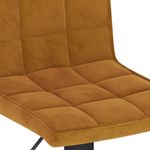 Casa si Gradina - Mobilier - Scaune si fotolii - Scaune - Scaune de bar, 2 buc., maro, catifea - Infinity.ro