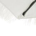 Casa si Gradina - Gradina si terasa - Umbrele si pavilioane - Umbrele - Umbrela soare de gradina stalp din otel, alb 388x388x248 cm - Infinity.ro