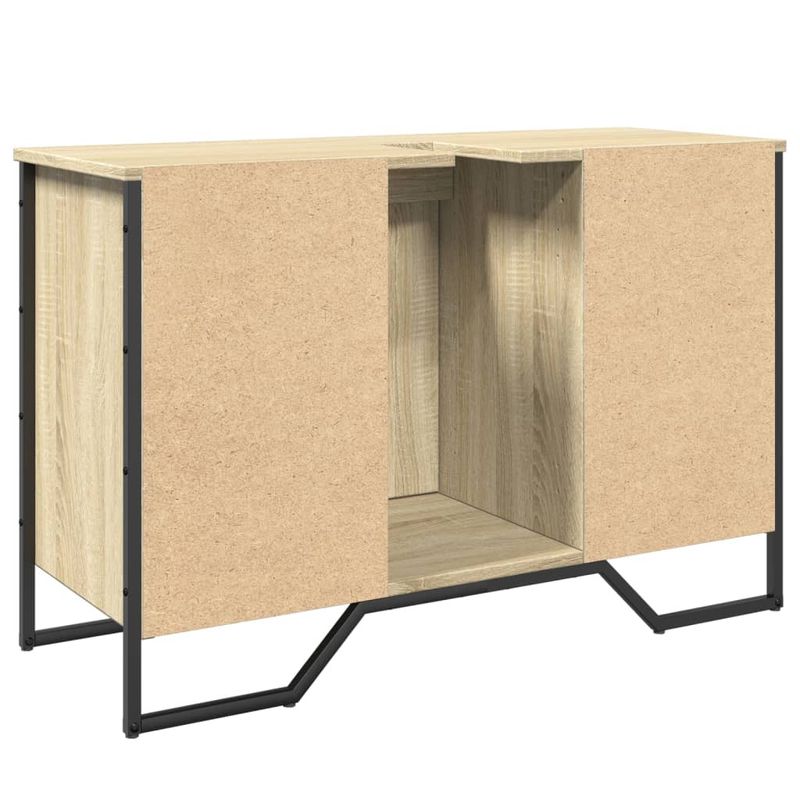 Casa si Gradina - Mobilier - Mobilier baie - Comode baie - Dulap chiuveta baie, stejar sonoma, 91x35x60 cm, lemn prelucrat - Infinity.ro