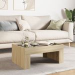 Casa si Gradina - Mobilier - Mese si birouri - Masute de cafea - Masuta de cafea cu LED infinity, stejar sonoma, 70x50x30 cm - Infinity.ro