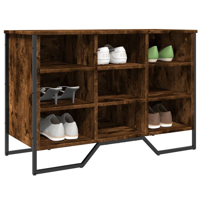 Casa si Gradina - Mobilier - Organizare si depozitare - Organizator incaltaminte - Pantofar, stejar fumuriu, 90x38x61,5 cm, lemn prelucrat - Infinity.ro