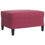 Casa si Gradina - Mobilier - Seturi de mobilier - Seturi living - Set canapele cu perne, 4 piese, rosu vin, catifea - Infinity.ro