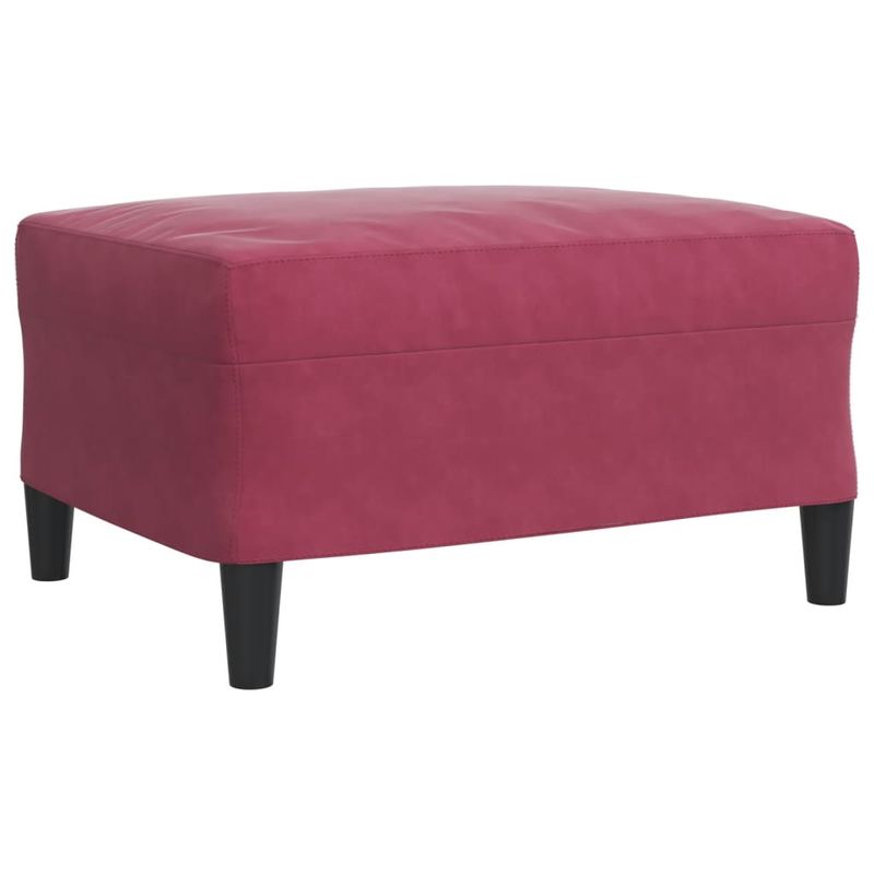 Casa si Gradina - Mobilier - Seturi de mobilier - Seturi living - Set canapele cu perne, 4 piese, rosu vin, catifea - Infinity.ro