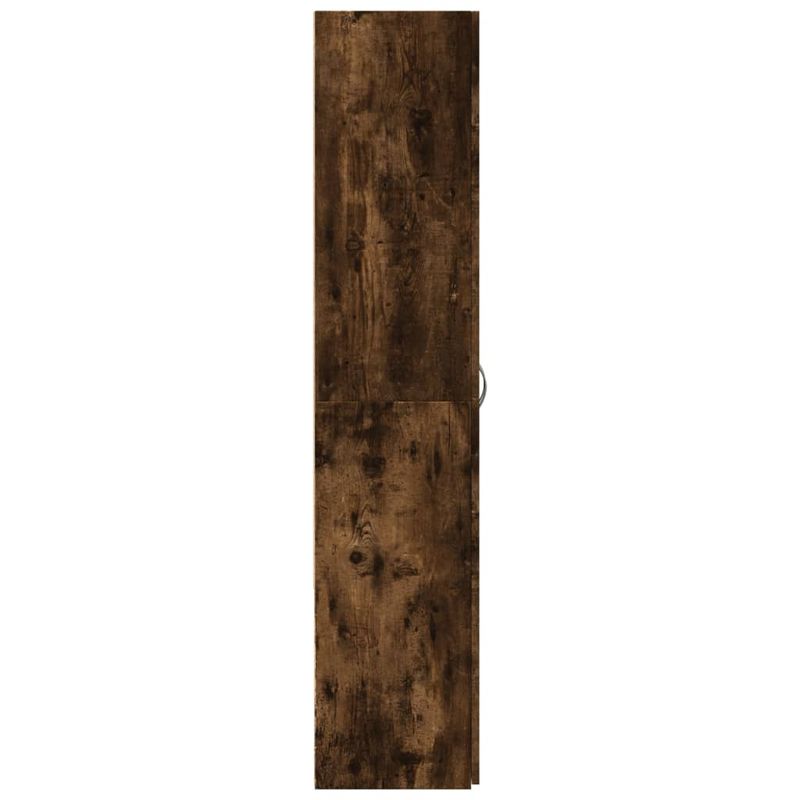 Casa si Gradina - Constructii - Depozitare, transport si protectie - Rafturi, fisete si vestiare - Fiset, stejar fumuriu, 60x32x153 cm, lemn prelucrat - Infinity.ro