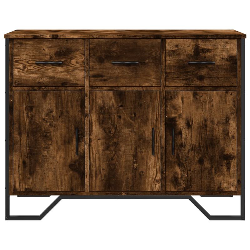 Casa si Gradina - Mobilier - Comode si corpuri - Comode - Dulap, stejar fumuriu, 97x32,5x74,5 cm, lemn prelucrat - Infinity.ro