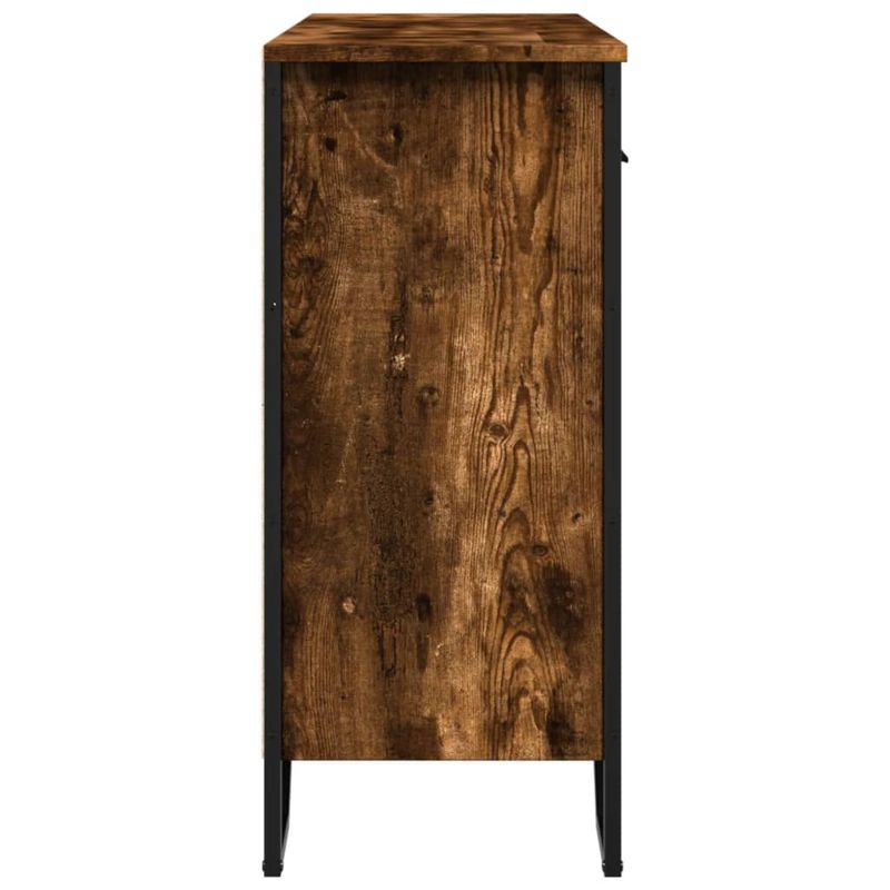Casa si Gradina - Mobilier - Comode si corpuri - Comode - Dulap, stejar fumuriu, 97x32,5x74,5 cm, lemn prelucrat - Infinity.ro