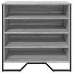 Casa si Gradina - Mobilier - Organizare si depozitare - Organizator incaltaminte - Pantofar, gri sonoma, 80x38x78 cm, lemn compozit - Infinity.ro