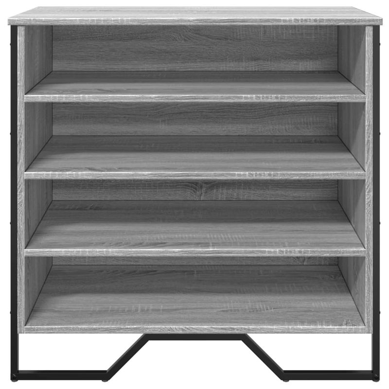 Casa si Gradina - Mobilier - Organizare si depozitare - Organizator incaltaminte - Pantofar, gri sonoma, 80x38x78 cm, lemn compozit - Infinity.ro