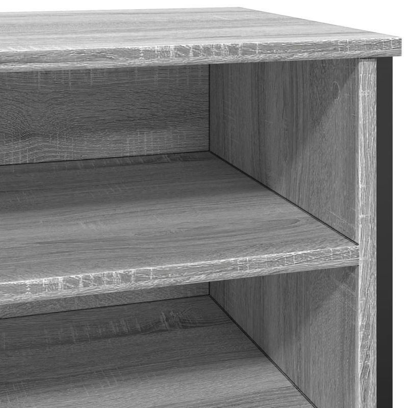 Casa si Gradina - Mobilier - Organizare si depozitare - Organizator incaltaminte - Pantofar, gri sonoma, 80x38x78 cm, lemn compozit - Infinity.ro
