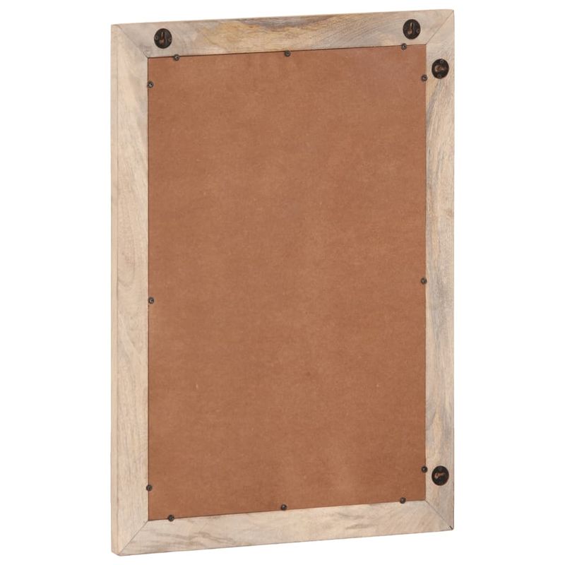 Casa si Gradina - Mobilier - Seturi de mobilier - Seturi baie - Oglinda de baie, 50x70 cm, lemn masiv de mango și sticla, maro deschis - Infinity.ro