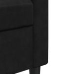 Casa si Gradina - Mobilier - Seturi de mobilier - Seturi living - Set de canapele cu perne/rulouri, 4 piese, negru, catifea - Infinity.ro