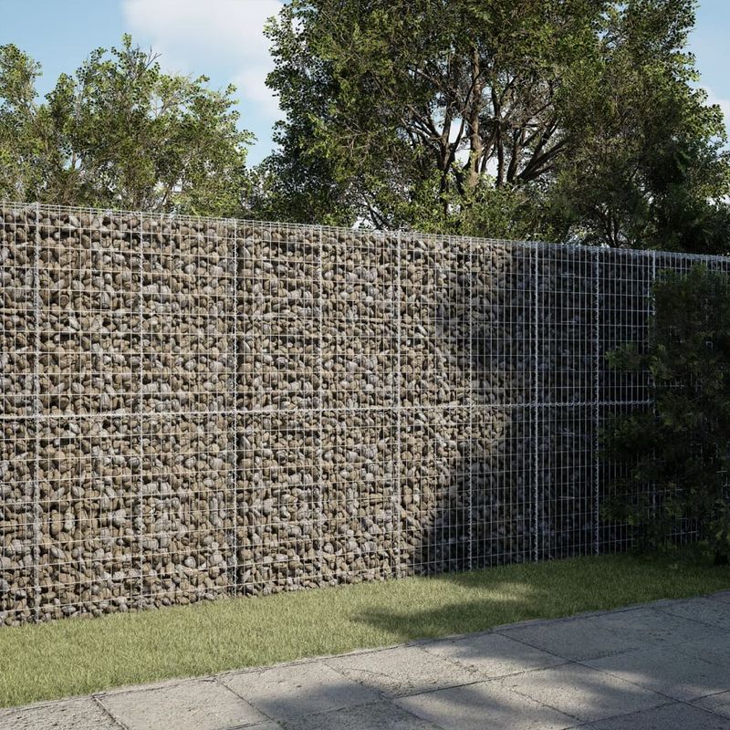 Casa si Gradina - Gradina si terasa - Garduri, panouri si accesorii - Cos gabion cu capac, 300x50x200 cm, fier galvanizat - Infinity.ro