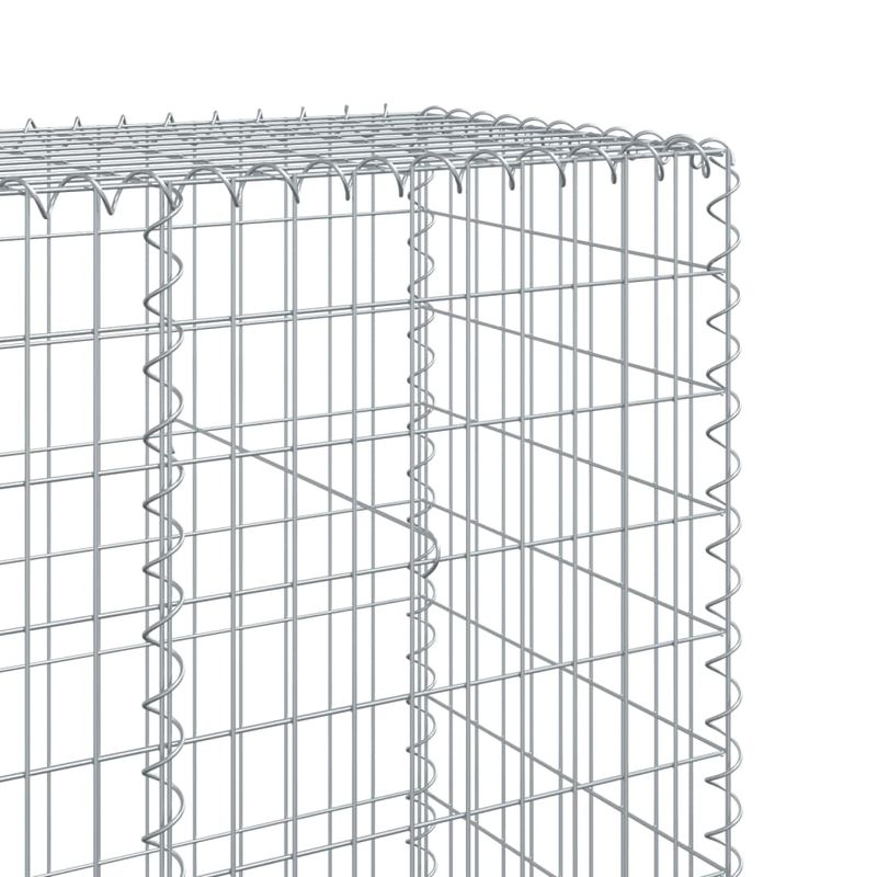 Casa si Gradina - Gradina si terasa - Garduri, panouri si accesorii - Cos gabion cu capac, 300x50x200 cm, fier galvanizat - Infinity.ro