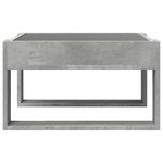 Casa si Gradina - Mobilier - Mese si birouri - Masute de cafea - Masuta de cafea cu LED infinity, gri beton, 50x53x30 cm - Infinity.ro