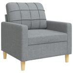 Casa si Gradina - Mobilier - Seturi de mobilier - Seturi living - Set de canapele cu perne, 3 piese, gri deschis, textil - Infinity.ro