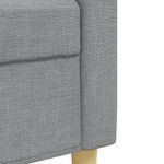 Casa si Gradina - Mobilier - Seturi de mobilier - Seturi living - Set de canapele cu perne, 3 piese, gri deschis, textil - Infinity.ro