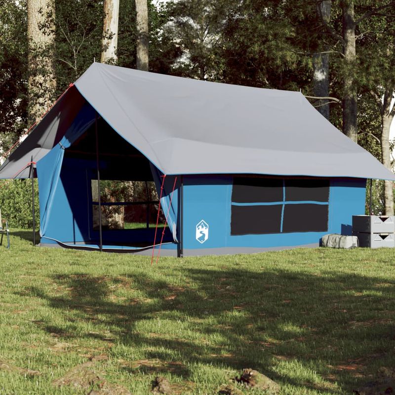 Sport si Outdoor - Camping - Corturi camping - Cort camping pentru 5 persoane, albastru, impermeabil - Infinity.ro