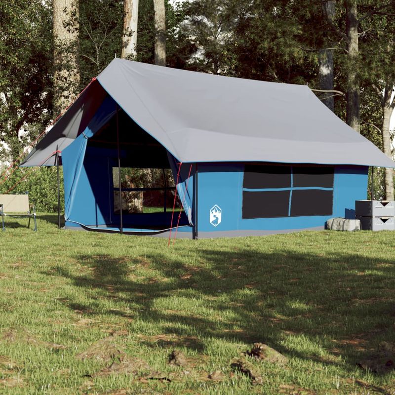 Sport si Outdoor - Camping - Corturi camping - Cort camping pentru 5 persoane, albastru, impermeabil - Infinity.ro