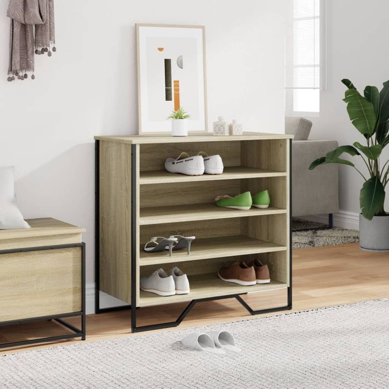 Casa si Gradina - Mobilier - Organizare si depozitare - Organizator incaltaminte - Pantofar, stejar sonoma, 80x38x78 cm, lemn prelucrat - Infinity.ro