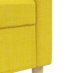 Casa si Gradina - Mobilier - Seturi de mobilier - Seturi living - Set canapele cu taburet/perne, 3 piese, galben deschis, textil - Infinity.ro
