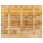 Casa si Gradina - Mobilier - Feronerie si accesorii mobila - Blat masa, 90x80x2,5 cm, dreptunghiular, lemn masiv mango brut - Infinity.ro