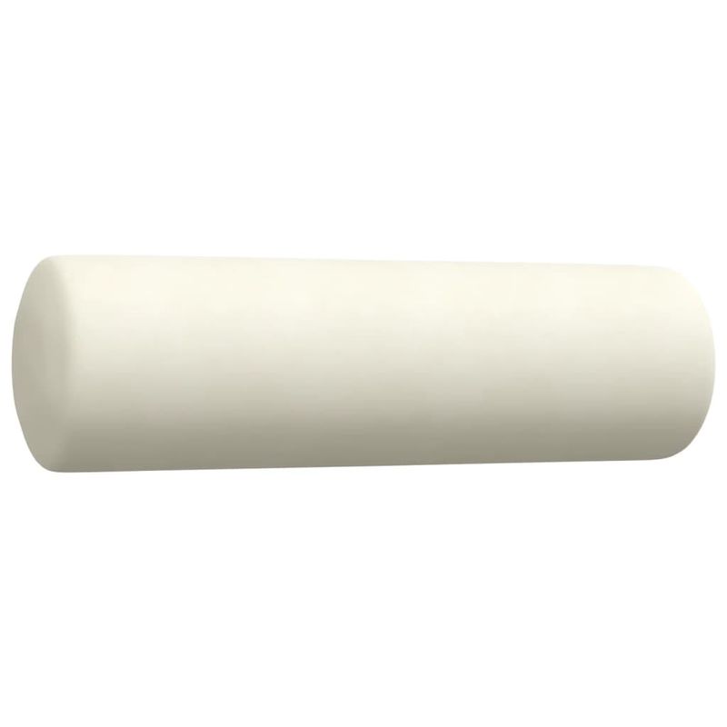 Casa si Gradina - Mobilier - Seturi de mobilier - Seturi living - Set de canapele cu perne/rulouri, 3 piese, crem, catifea - Infinity.ro